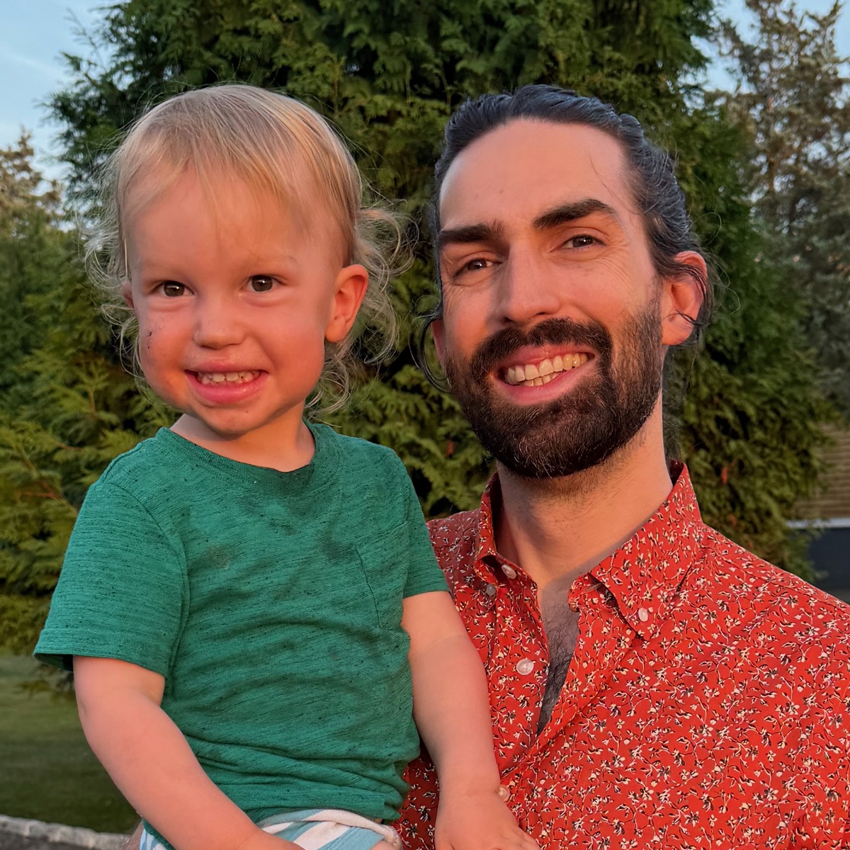 Liam with his son, Cillian